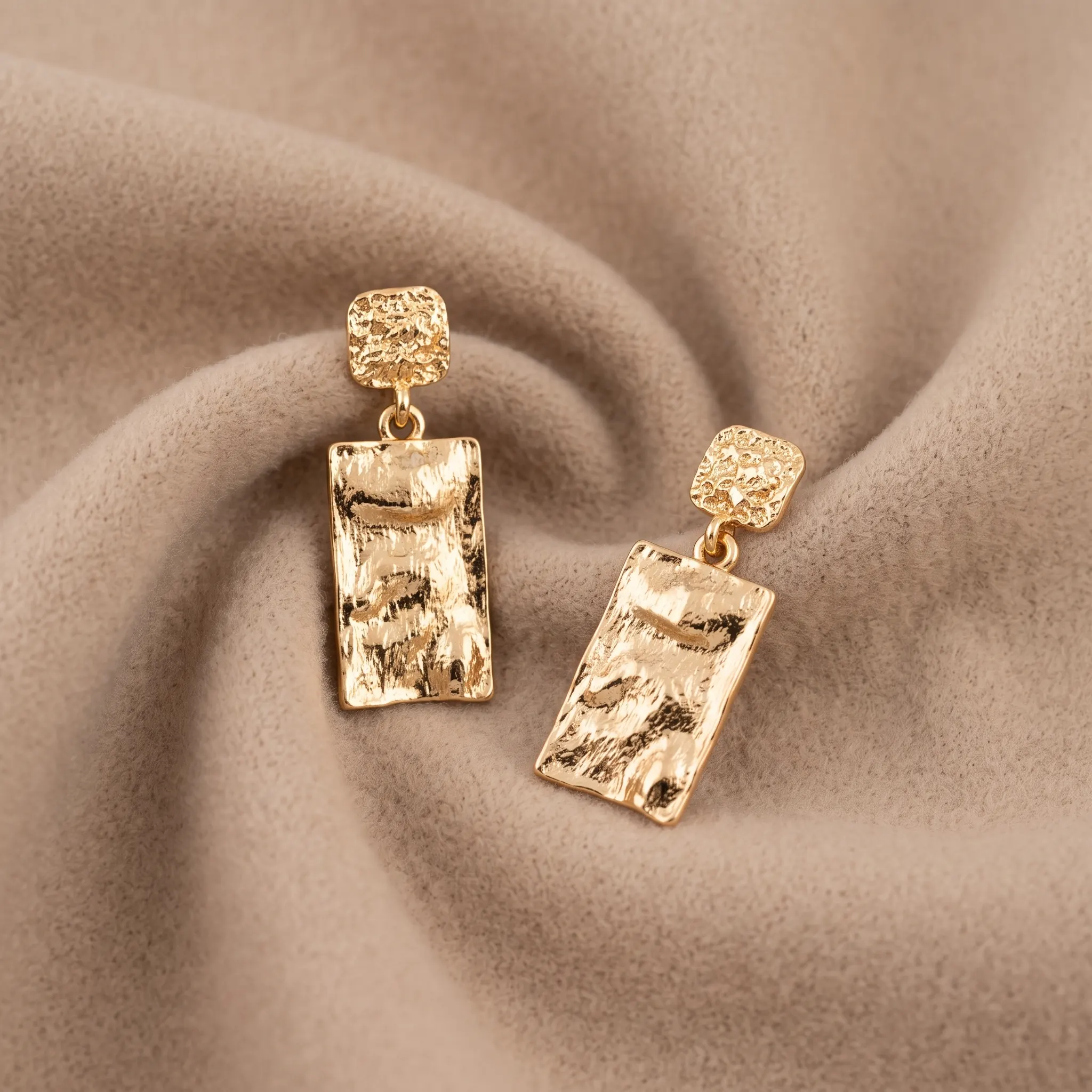 Plaque Statement Earrings